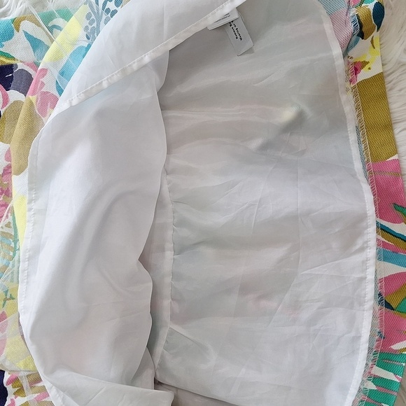 Crewcuts Drop Waist Ruffle Hem Dress in Seaside Floral - Picture 11 of 15